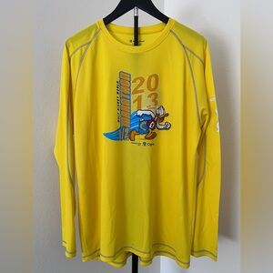 runDisney 2013 Half Marathon Shirt Donald Duck Champion Double Dry